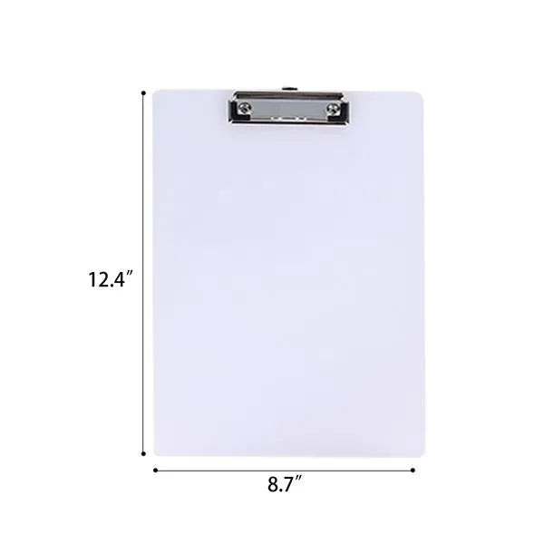 A4 Clear Frosted Clipboard