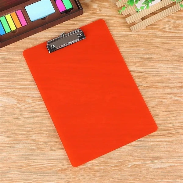 A4 Clear Frosted Clipboard