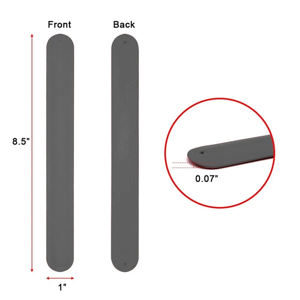 Silicone Slap Wristband