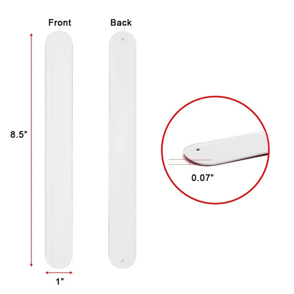 Silicone Slap Wristband