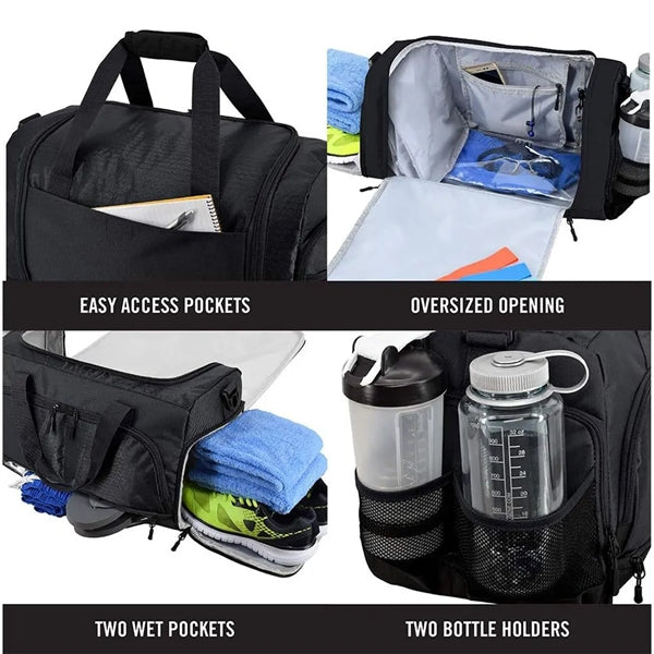 Water Resistant Ultimate Durable Duffel Gym Bag