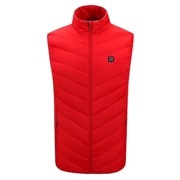 9 Heating Zones Outdoor Men Jacket Rechargeable Heater Vest