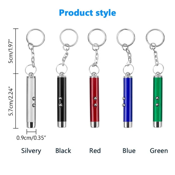The Logo Projection Flashlight Keychain