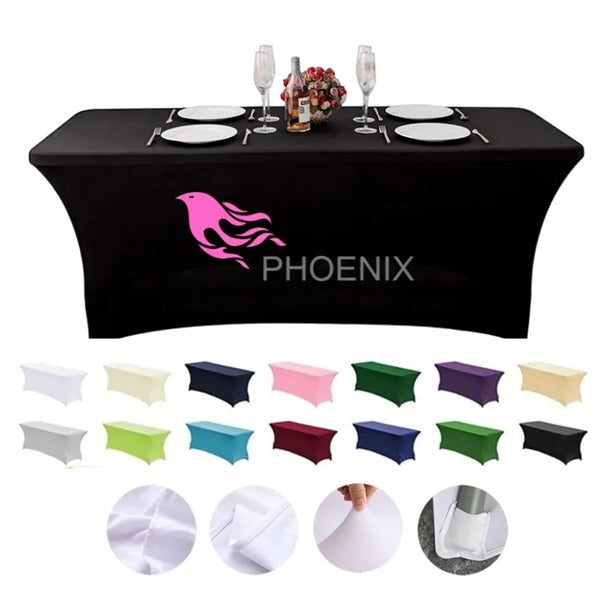 6ft Stretch Spandex Table Cover//Size customizable