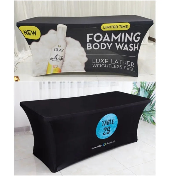 6ft Stretch Spandex Table Cover//Size customizable