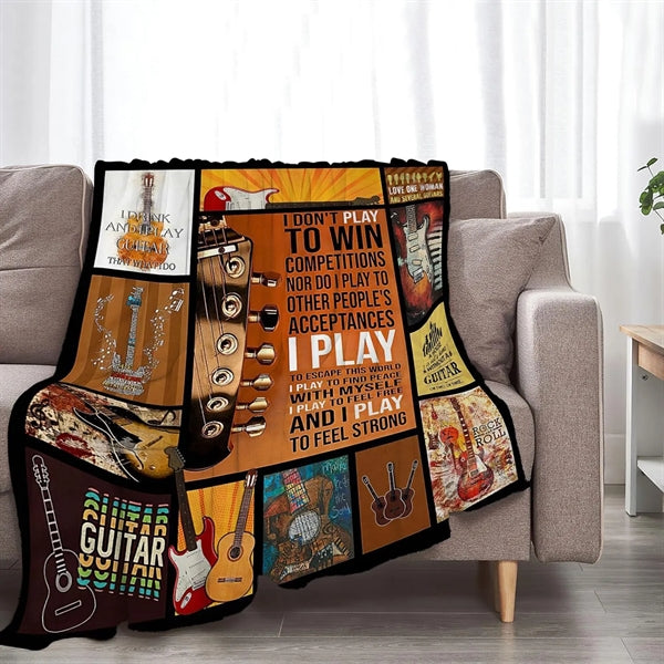 30" X 40" Brushed Polar Fleece Sublimation Blanket 300 GSM