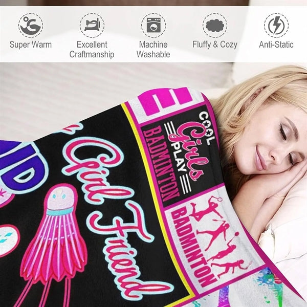 30" X 40" Brushed Polar Fleece Sublimation Blanket 300 GSM