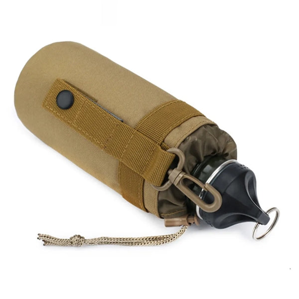 Nylon Tactical Water Bottle Holder Bag with Molle System