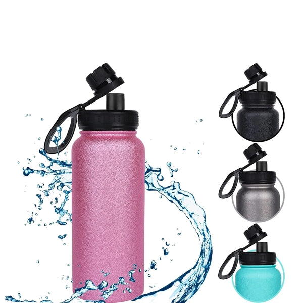 32Oz Water Bottle with Straw