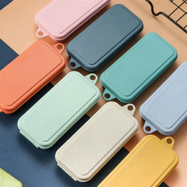 4 Sets Collapsible Travel Cutlery