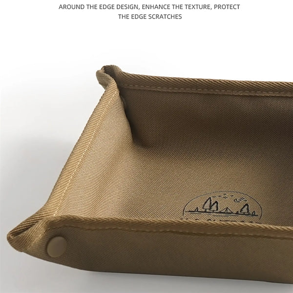 Camping Canvas Catchall Tray Valet Organizer Storage