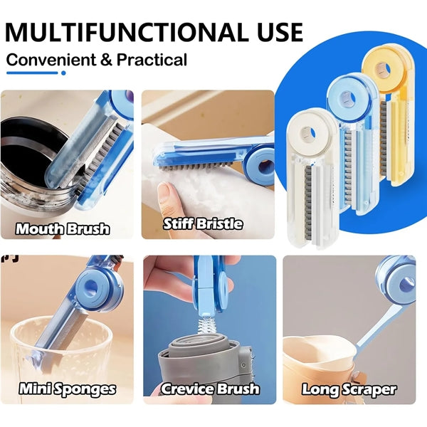 4 In 1 Cup Lid Cleaning Brush