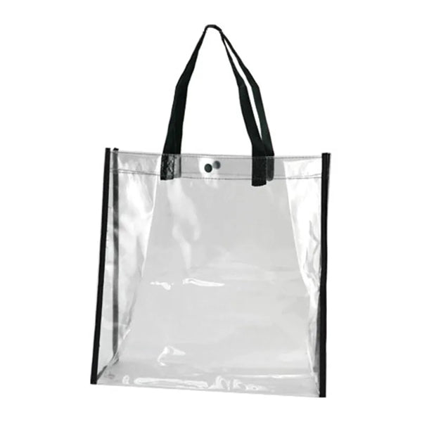 PVC Clear Tote Bag 12" W x 12" H x 6" D