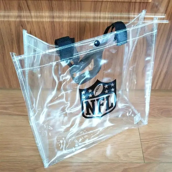 PVC Clear Tote Bag 12" W x 12" H x 6" D