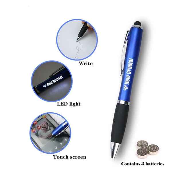 STEPABC Custom Personalized LED Logo Stylus Pen