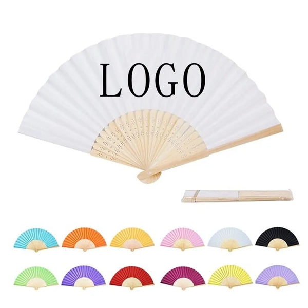 Paper Bamboo Folding Fan
