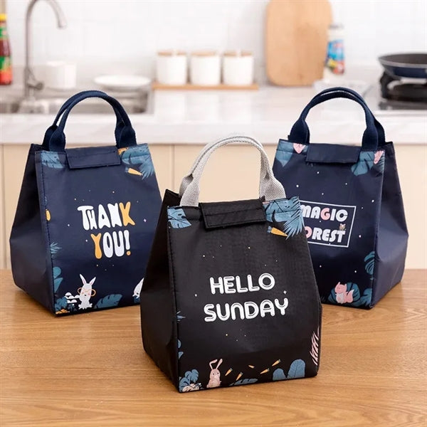 Oxford Lunch Box Tote Food Bags