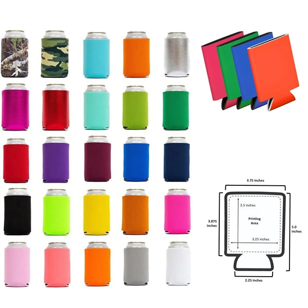 Can Cooler Sleeves Poly Foam