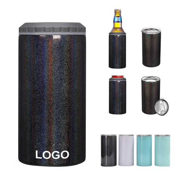 16oz Stainless Steel 3-in-1 Can Cooler