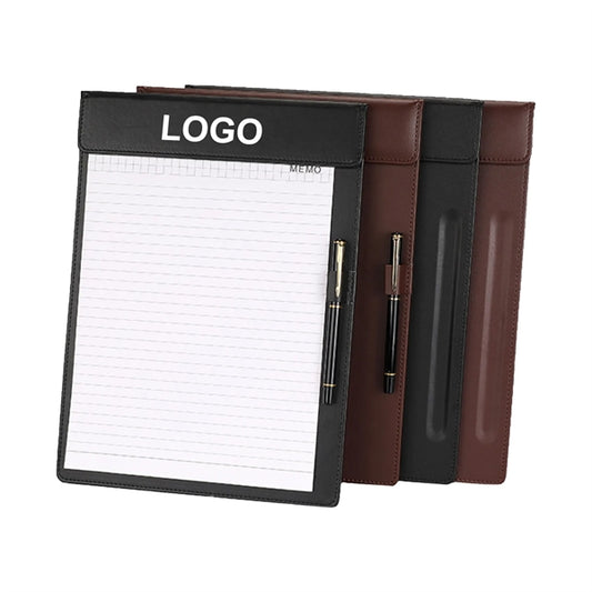 PU Magnetic Clipboards With Pen Holder