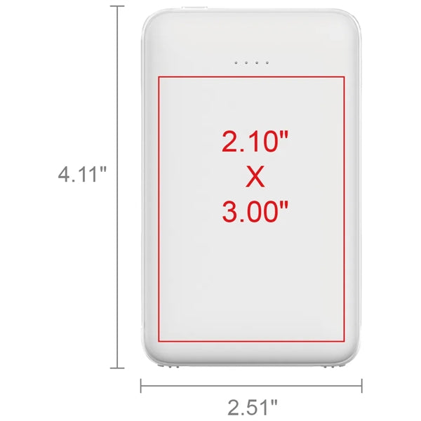 Hermosa 2.1A Output 5000mAh Card Shape Power Bank