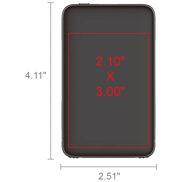 Hermosa 2.1A Output 5000mAh Card Shape Power Bank