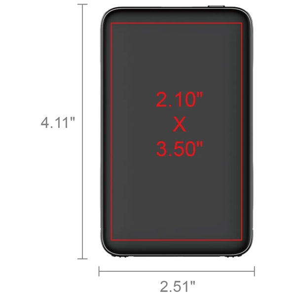 Hermosa 2.1A Output 5000mAh Card Shape Power Bank