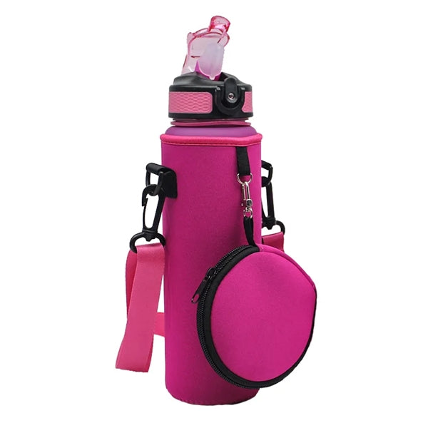 32 Oz Water Bottle With Sleeve With Money Pocket
