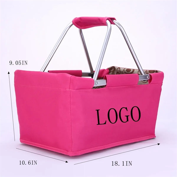 Picnic Shopping Baskets Travel Camping Grocery Bags