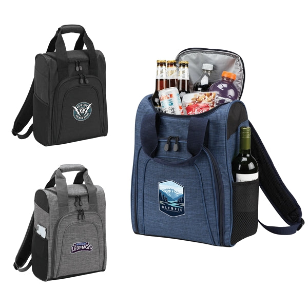 24-Can Elite Backpack Cooler Bag - 600D Polyester (3 Colors)