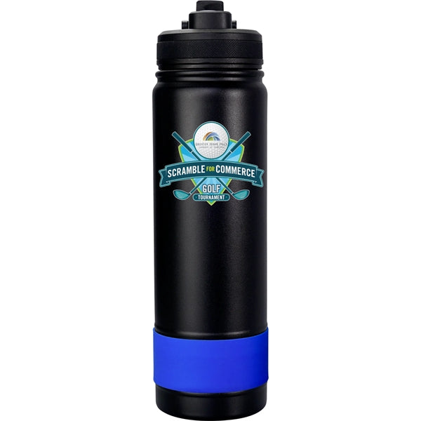 Pop Up 24 oz. Colorful Banded Bottle