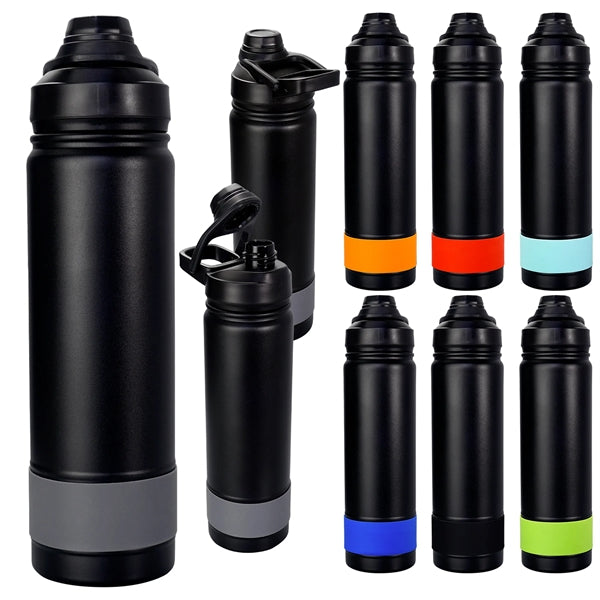 Sip Top 24 oz. Colorful Banded Bottle
