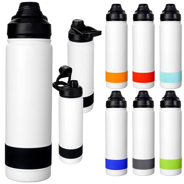 Colorful Sip Top 24 oz. Banded Bottle