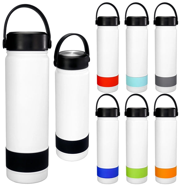 Colorful Metal Top 24 oz. Banded Bottle