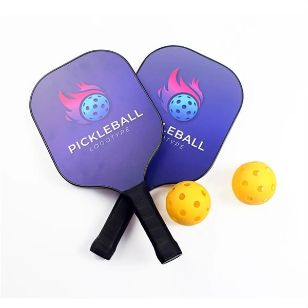 Quality Custom Wooden Pickleball Set