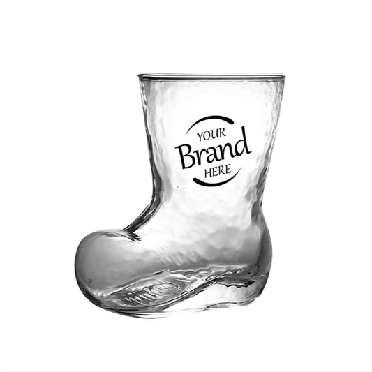 12Oz Clear Boot Beer Glasses
