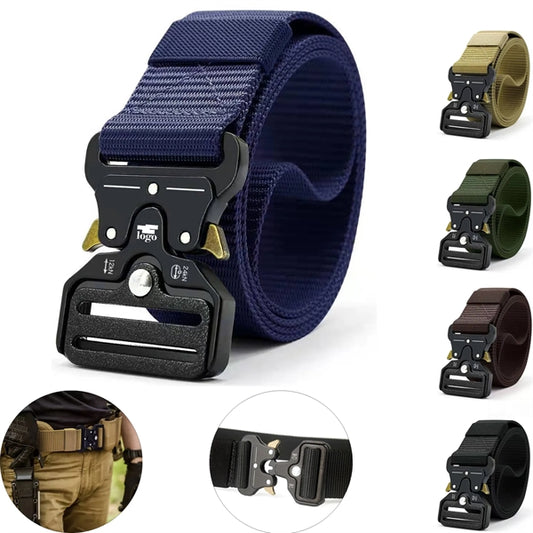 Metal Buckle Tactical Nylon Belt