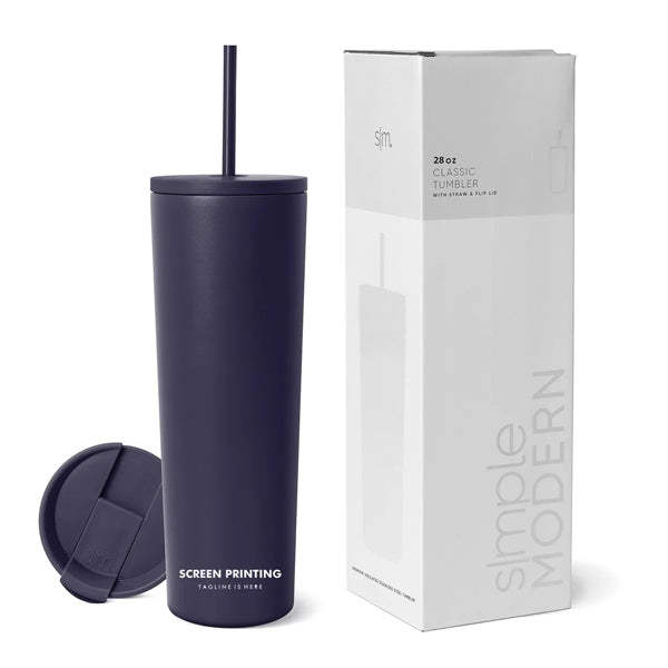 20 OZ Stainless Steel Insulated Tumbler with Lid and Straw