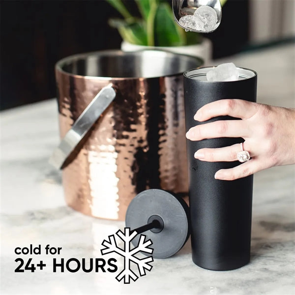 20 OZ Stainless Steel Insulated Tumbler with Lid and Straw