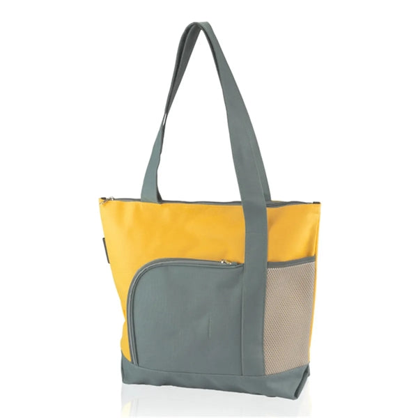 Polyester Canvas Zipper Tote