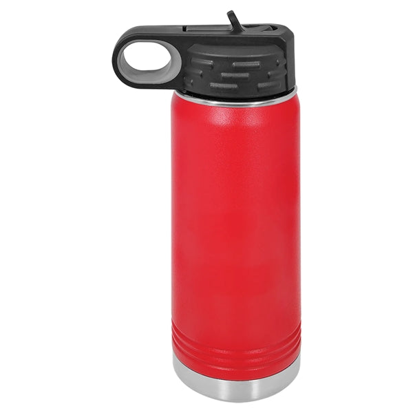 Polar Camel 20oz Insulated Steel Water Bottle with Straw Lid