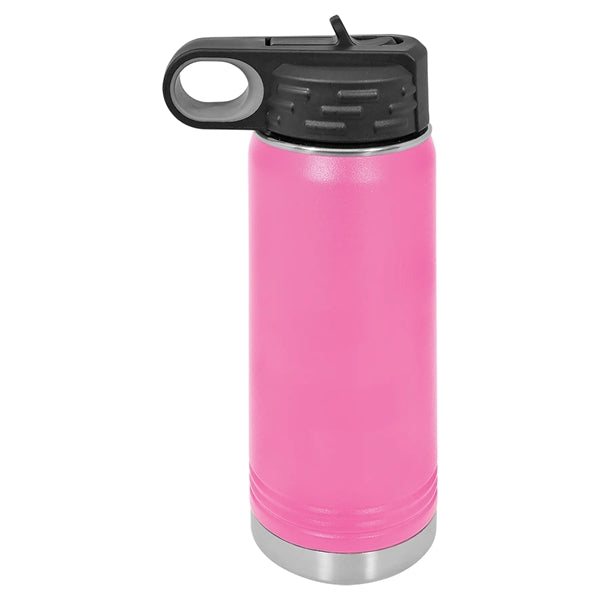Polar Camel 20oz Insulated Steel Water Bottle with Straw Lid