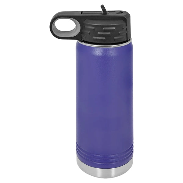 Polar Camel 20oz Insulated Steel Water Bottle with Straw Lid
