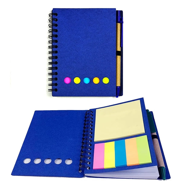 Full Color Note Caddy & Pen Set
