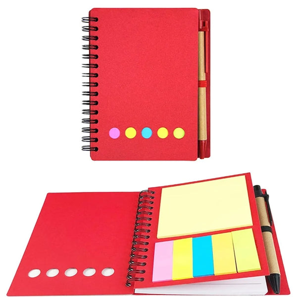 Full Color Note Caddy & Pen Set