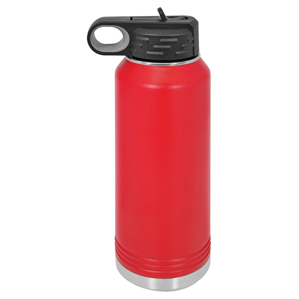 Polar Camel 32oz Insulated Steel Water Bottle with Straw Lid