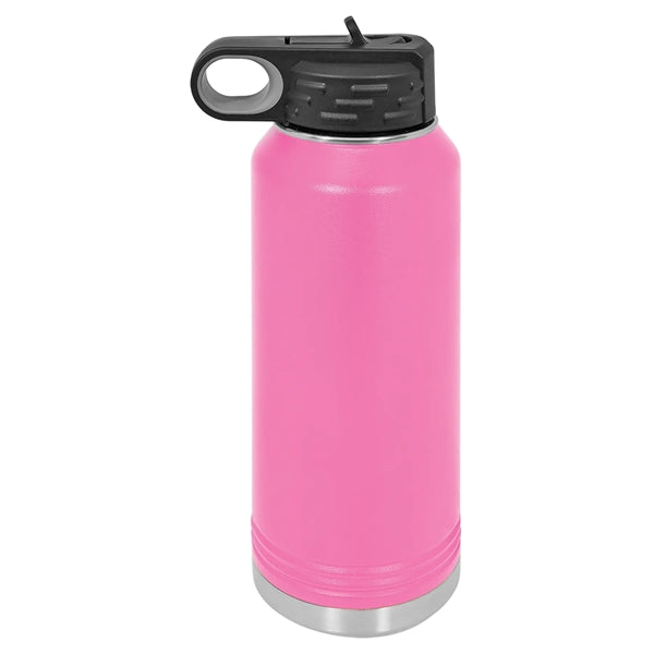 Polar Camel 32oz Insulated Steel Water Bottle with Straw Lid