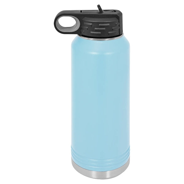 Polar Camel 40oz Insulated Steel Water Bottle with Straw Lid