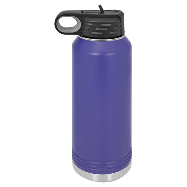 Polar Camel 40oz Insulated Steel Water Bottle with Straw Lid