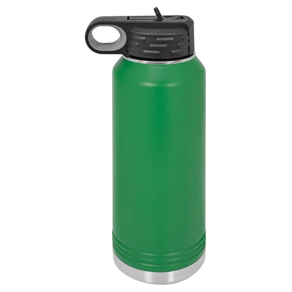 Polar Camel 40oz Insulated Steel Water Bottle with Straw Lid